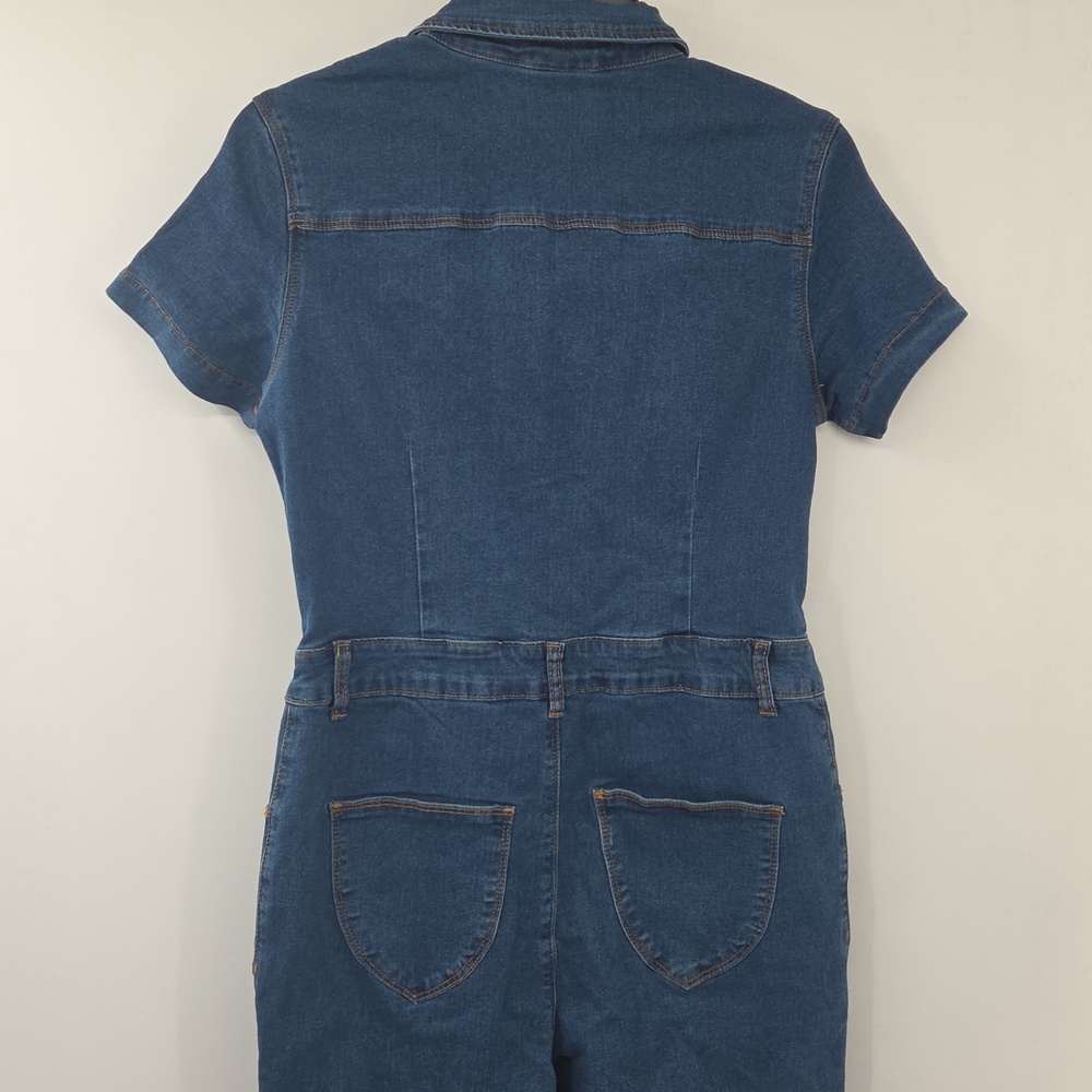 Women's  Denim Jumpsuit - Picture 15 of 16